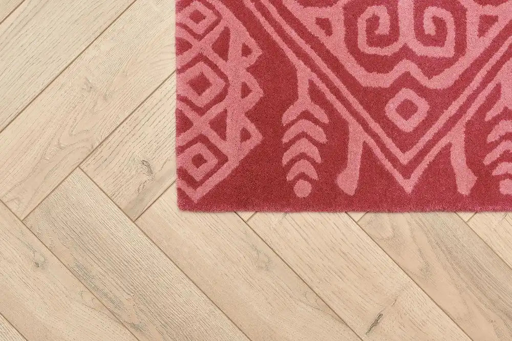 Woven Edge woven edge runners regalia c4 pink Pink Living Room Wool Rug.