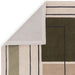 Asiatic reef rf21 outline khaki Beige Living Room Wool Rug.