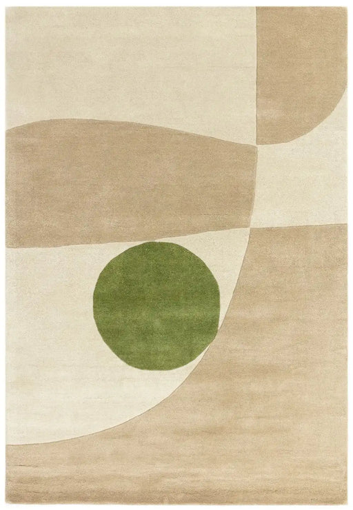 Asiatic reef rf31 horizon Multicoloured, Cream Living Room Wool Rug.