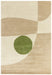 Asiatic reef rf31 horizon Multicoloured, Cream Living Room Wool Rug.