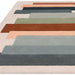 Asiatic reef rf32 stacks green Multicoloured, Cream Living Room Wool Rug.
