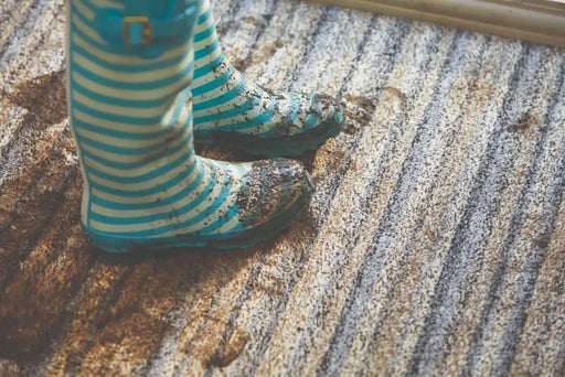 Hug Rug hug rug plains ribbon grey Grey, Multicoloured Kitchen  Washable Rug.