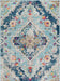 Surya fsa romy 2300 blue Blue Living Room Moroccan Rug.