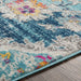 Surya fsa romy 2300 blue Blue Living Room Moroccan Rug.