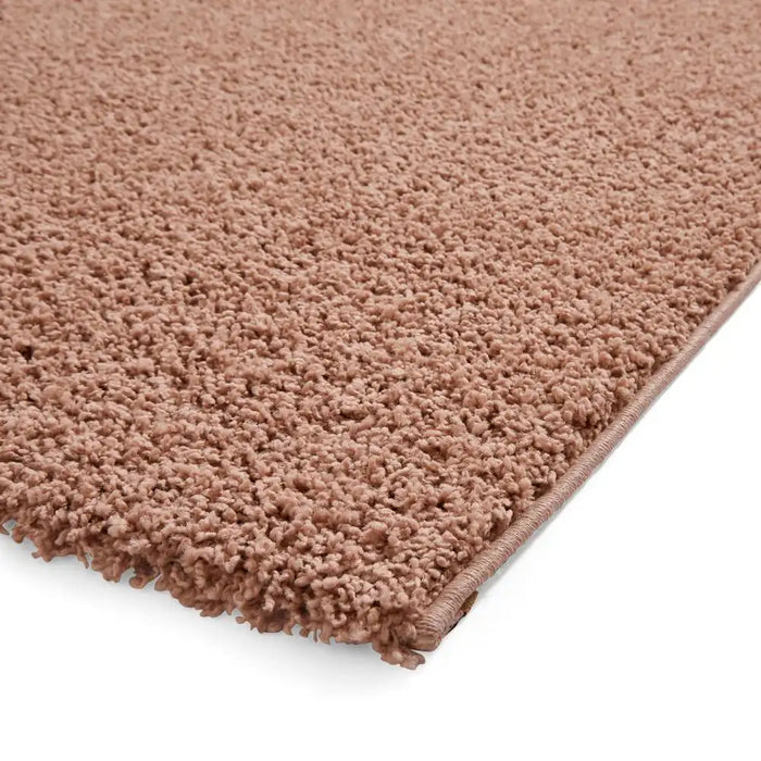 Think Rugs bali rose Pink Living Room Shaggy Rug.