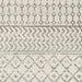 Surya elz rosemary 2369 grey Grey Living Room Geometric Rug.