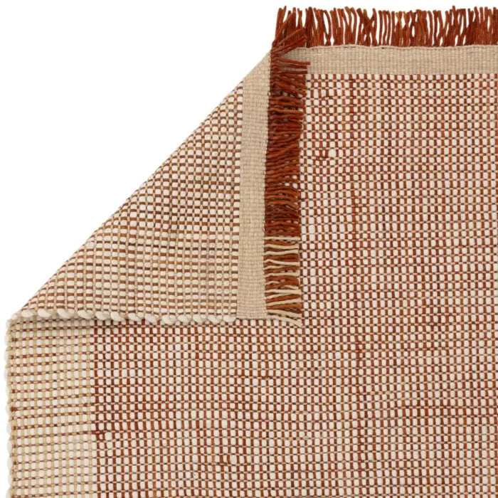 Asiatic avalon rust Orange Living Room Wool Rug.
