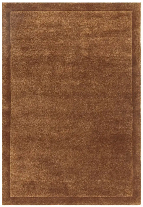 Asiatic rise rust Orange Living Room Wool Rug.