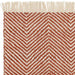 Asiatic vigo rust Orange Living Room Wool Rug.
