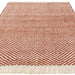 Asiatic vigo rust Orange Living Room Wool Rug.