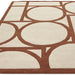 Asiatic metro rust Beige, Orange Living Room Wool Rug.