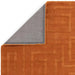 Asiatic maze asiatic rust Orange Living Room Wool Rug.