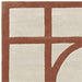 Asiatic metro rust Beige, Orange Living Room Wool Rug.