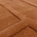 Asiatic maze asiatic rust Orange Living Room Wool Rug.