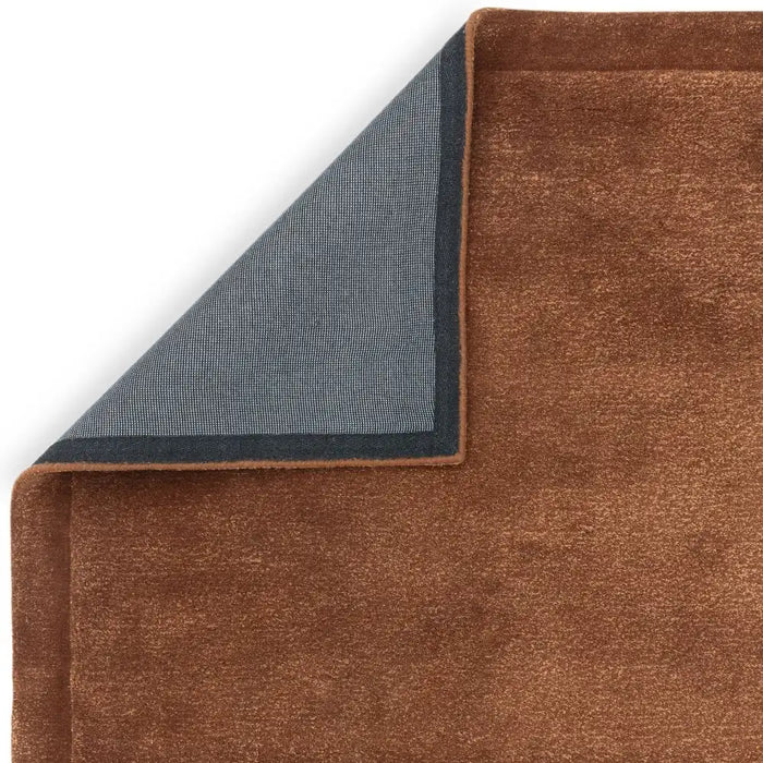 Asiatic rise rust Orange Living Room Wool Rug.