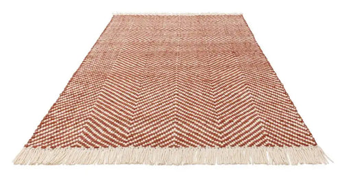 Asiatic vigo rust Orange Living Room Wool Rug.