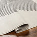 Surya pss sadie 2363 grey Cream Living Room  Rug.