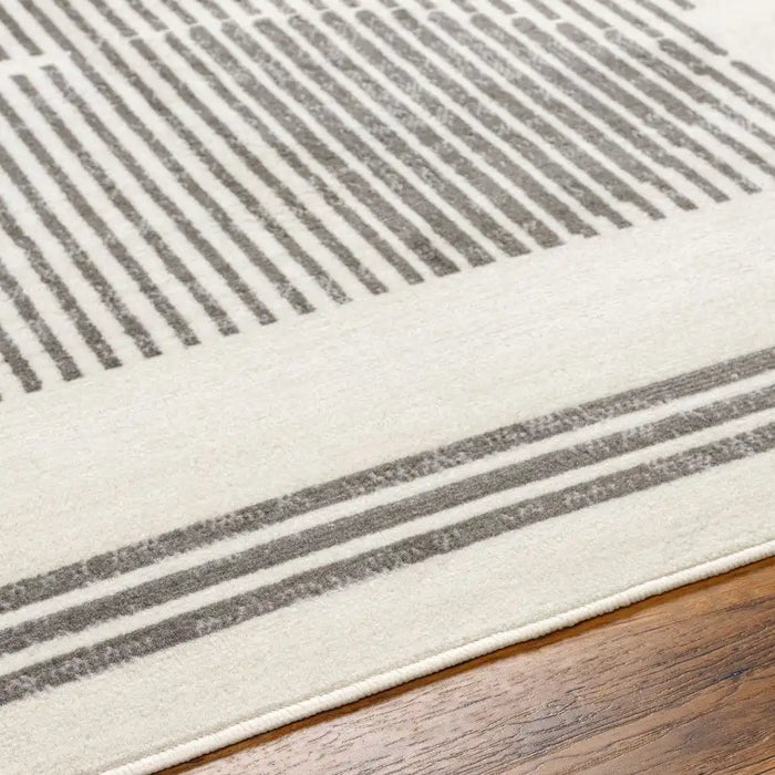 Surya pss sadie 2363 grey Cream Living Room  Rug.