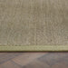 Origins origins sisal sage green with sage green border Green Living Room Natural Fibre Rug.