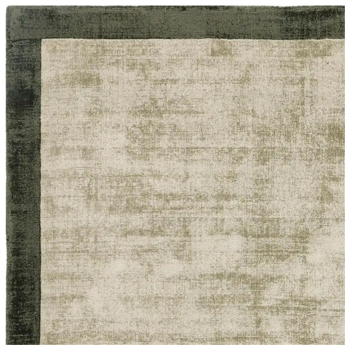 Asiatic blade border sage olive 05 Green Living Room  Rug.