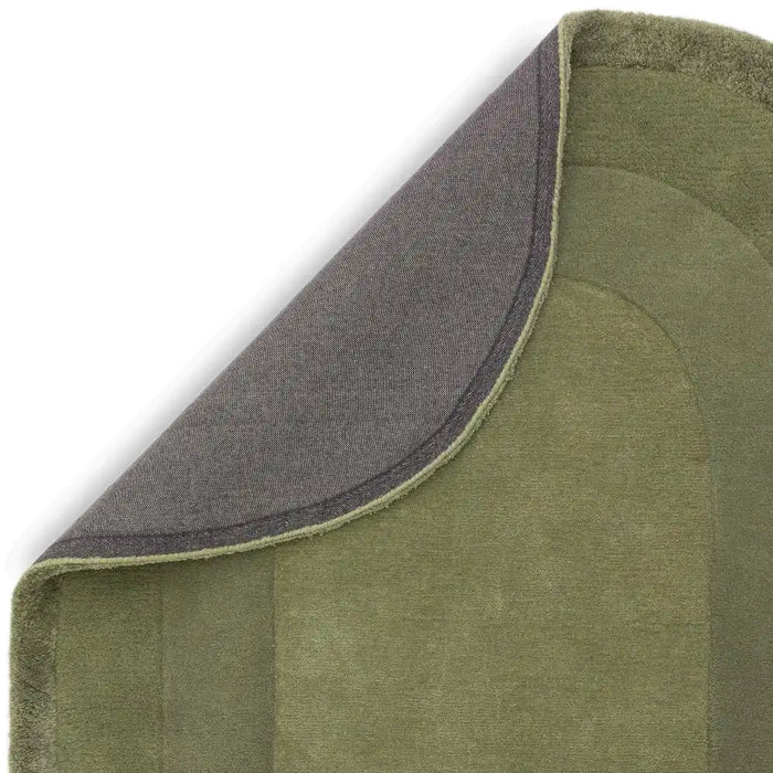 Asiatic halo sage Green Living Room Wool Rug.