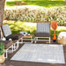 Surya rvl sally 2378 grey Grey Living Room Flat Weave Rug.