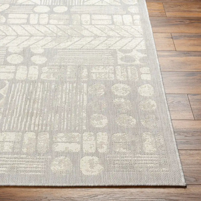 Surya rvl sally 2378 grey Grey Living Room Flat Weave Rug.