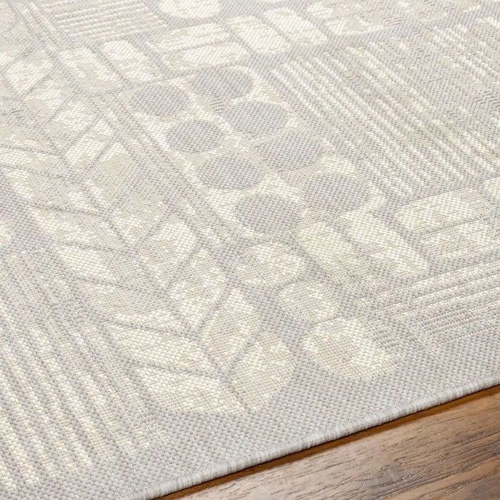 Surya rvl sally 2378 grey Grey Living Room Flat Weave Rug.