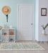 Likewise Matting persian classic samira Blue Living Room Moroccan Rug.