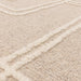 Asiatic ada sand Beige Living Room Wool Rug.