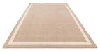 Asiatic albi sand Beige Living Room Wool Rug.
