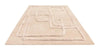 Asiatic infinity sand Beige Living Room Wool Rug.
