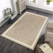 Asiatic albi sand Beige Living Room Wool Rug.