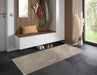 Wash + Dry decor sand twist Beige Living Room Washable Rug.