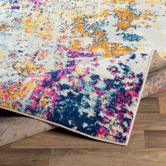 Surya sun sarah 2320 orange Multicoloured Living Room  Rug.