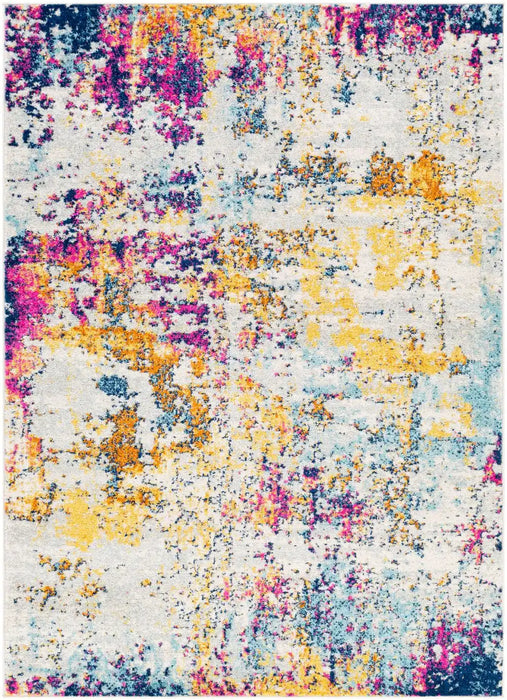 Surya sun sarah 2320 orange Multicoloured Living Room  Rug.