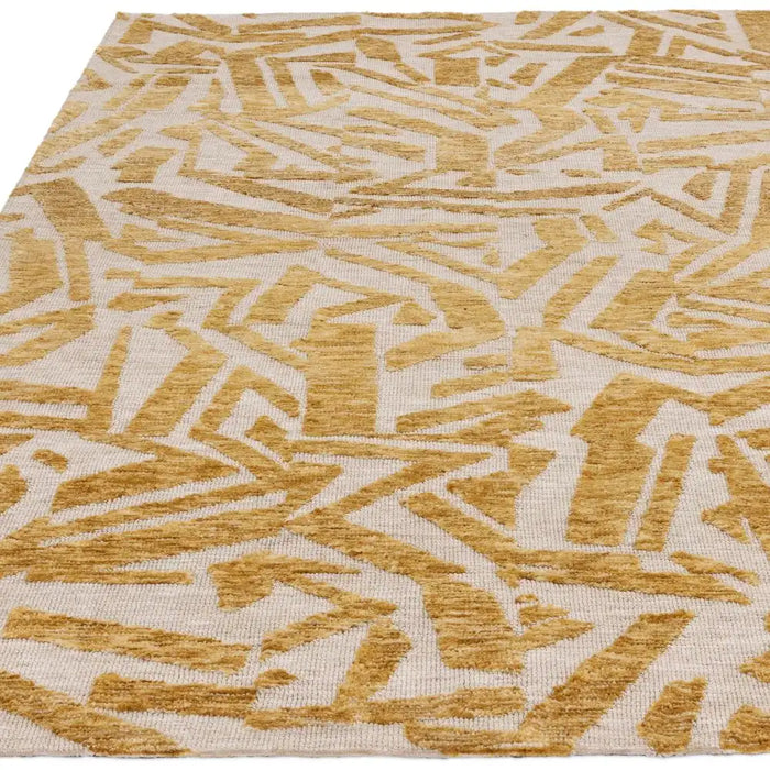 Asiatic mason scatter Yellow Living Room Geometric Rug.