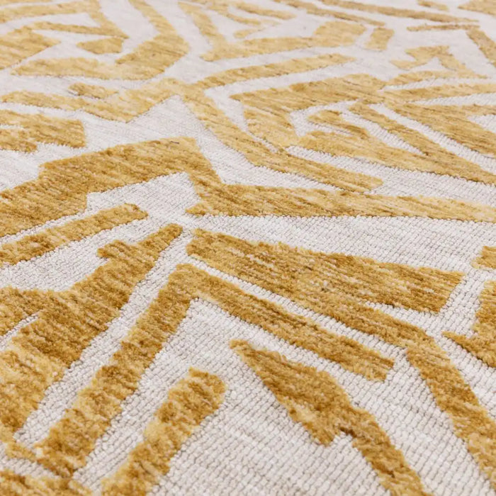 Asiatic mason scatter Yellow Living Room Geometric Rug.
