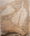 Nourison silk shadows sha24 beige silver Beige Living Room  Rug.