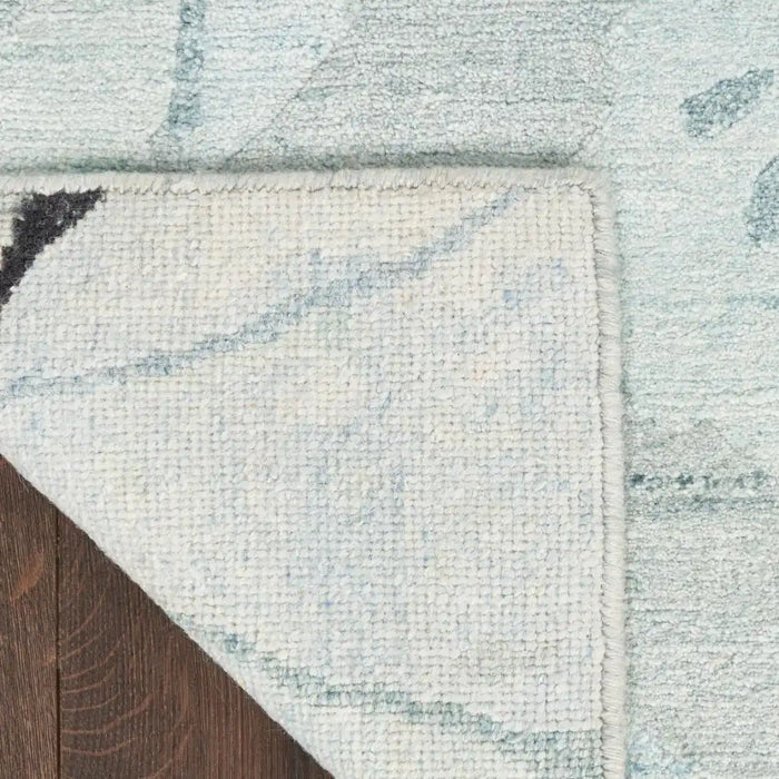 Nourison silk shadows sha25 blue pink Blue, Pink Living Room  Rug.