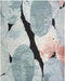 Nourison silk shadows sha25 blue pink Blue, Pink Living Room  Rug.