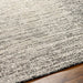 Surya rvl shelby 2302 grey Grey Living Room Flat Weave Rug.