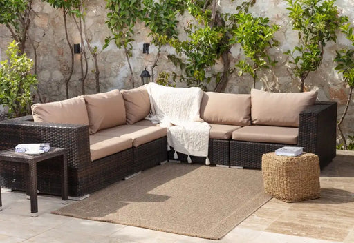 Surya mge sherley 2301 camel Brown Outdoor  Flat Weave Rug.