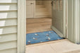 Turtle Mat sanderson home shore birds blue Blue Outdoor  Washable Rug.