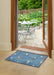 Turtle Mat sanderson home shore birds blue Blue Outdoor  Washable Rug.