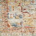 Nourison sahar shr06 ivory blue Blue, Ivory Living Room Moroccan Rug.