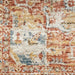 Nourison sahar shr06 ivory multi Ivory, Multicoloured Living Room Moroccan Rug.