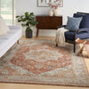 Nourison sahar shr06 ivory multi Ivory, Multicoloured Living Room Moroccan Rug.