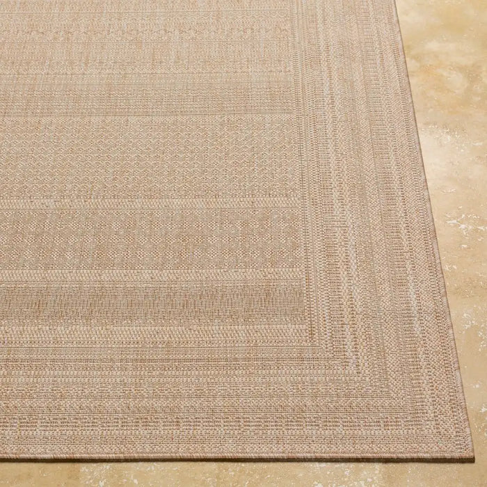 Surya trg sierra 2331 camel Beige Outdoor  Flat Weave Rug.