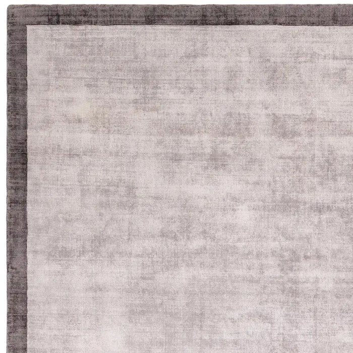 Asiatic blade border silver grey 08 Grey Living Room  Rug.